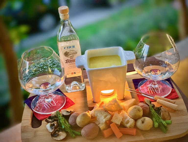 Catch Cocktail Hour Kirsch, Served With Cheese Fondue Catch Matchmaking